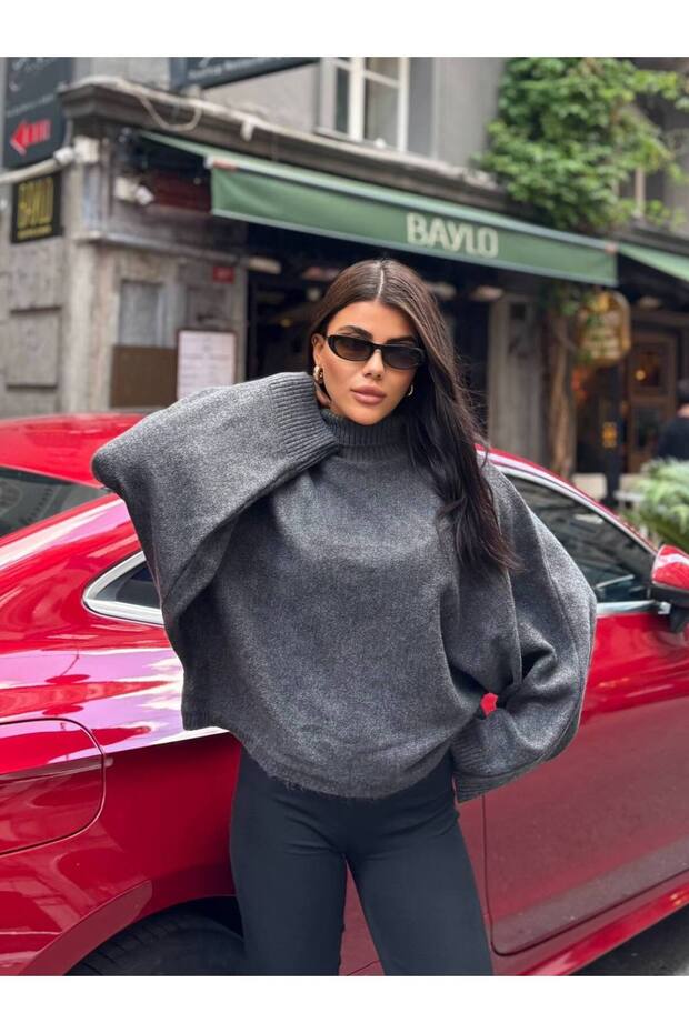Bat Sleeve Oversized Soft Women's Sweater