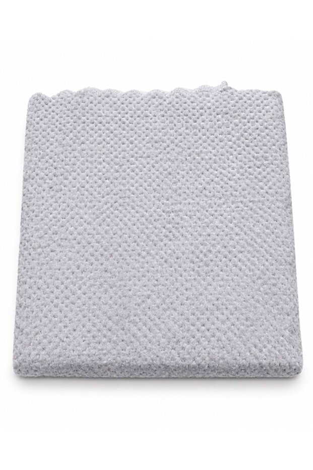 Luxury Velvet Dot Anti-Slip Sofa Cover (180X220) - Gray