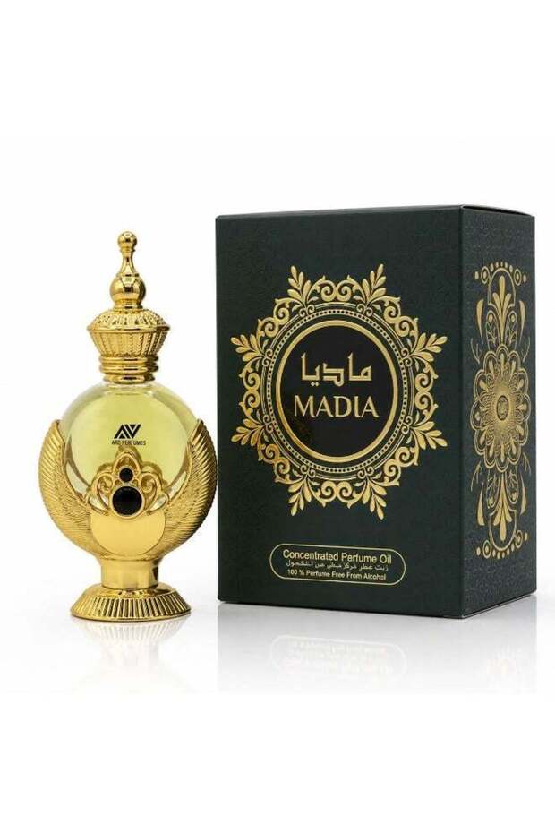 Madia Attar 12ml – Women's Concentrated Perfume Oil (CPO), Floral Gourmand Vanilla Musk Fragrance, Long Lasting