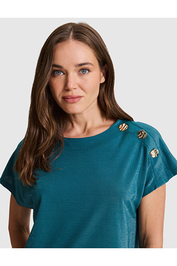 Dark Green Comfort Fit T-Shirt 50319836-Vr079