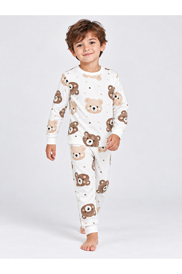 Cute Patterned Children's Pajama Set for Girls and Boys