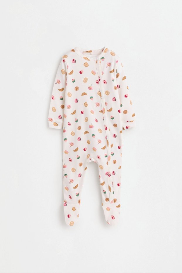 At desenli pijama