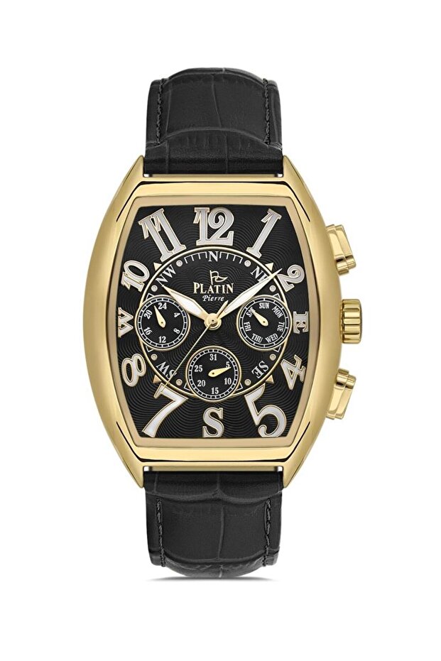 Hds-1293Gb-N2 Leather Cord Functions Active Men's Wristwatch