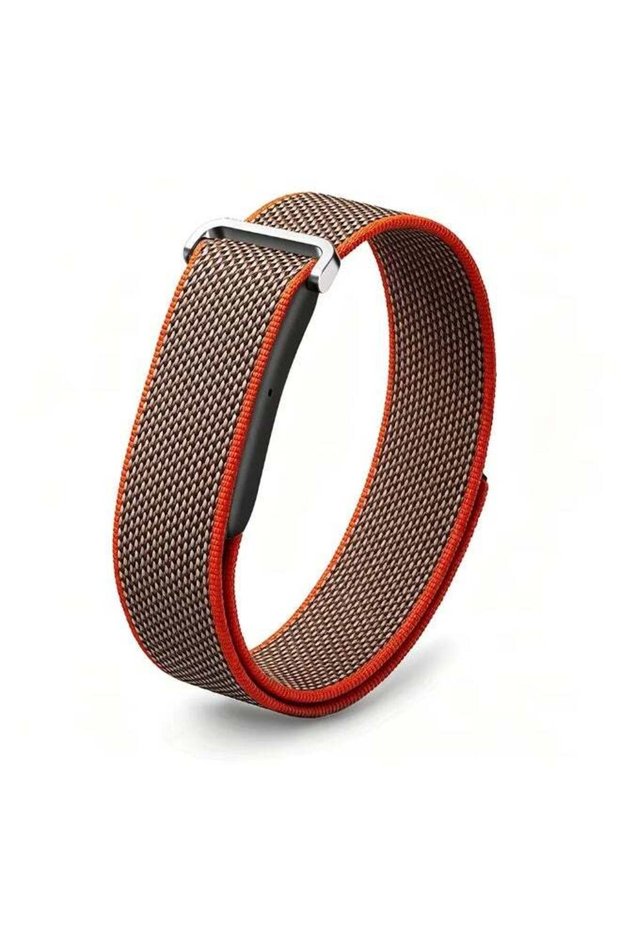Orange Screenless Fitness Tracker Band for Men & Women - 24/7 Heart Rate & Sleep Monitor | 113 Sports Modes, IP68 Waterproof Activity Tracker, Stress & Calorie Tracking, Women's Health, Bluetoo