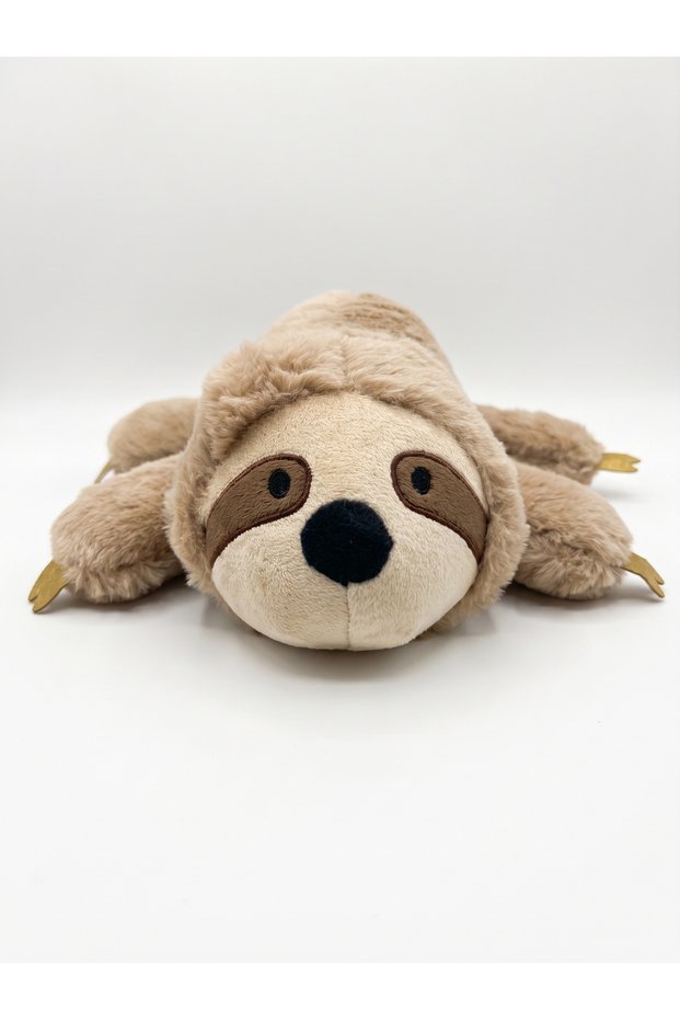 Cute Sloth Plush Dog Toy - Soft Chew Toy with Rustling and Squeaking Sounds 40 cm