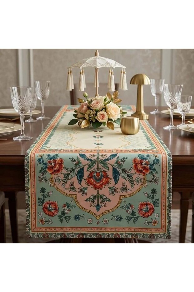 Oriental Bloom 45x140cm Masa Runnerı