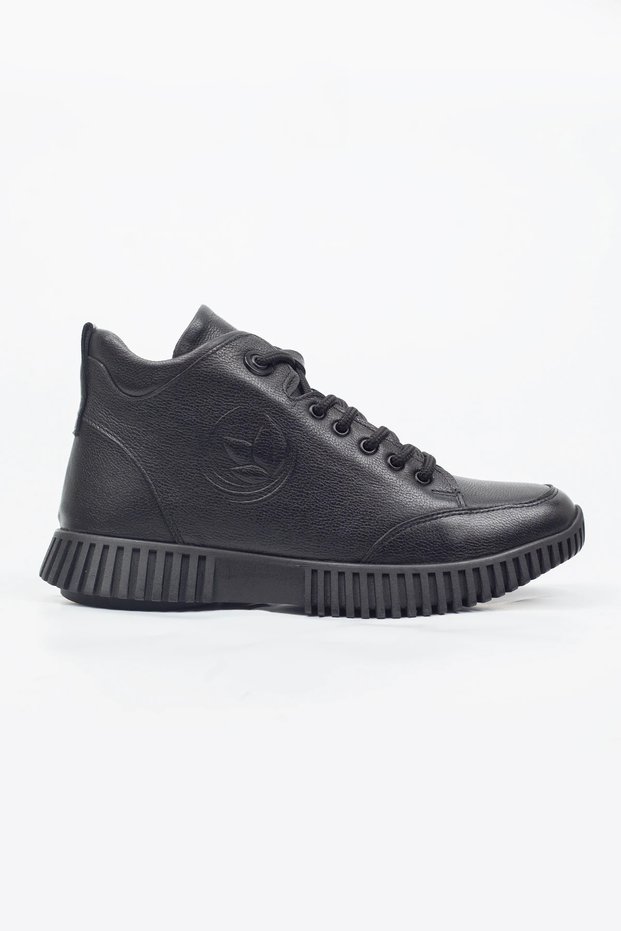 Venüs Genuine Leather Zippered Daily Boots