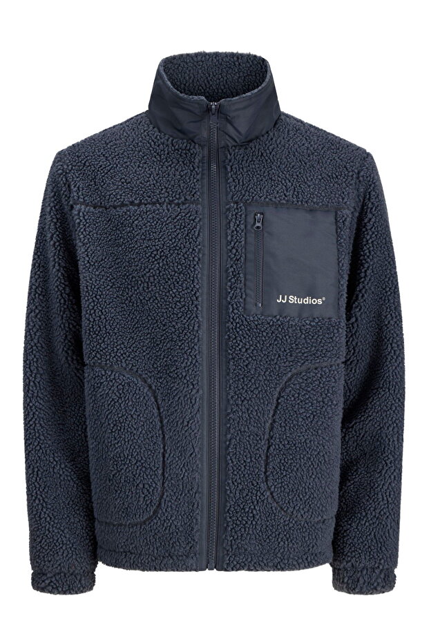 Men's High Collar Teddy Jacket - Soho