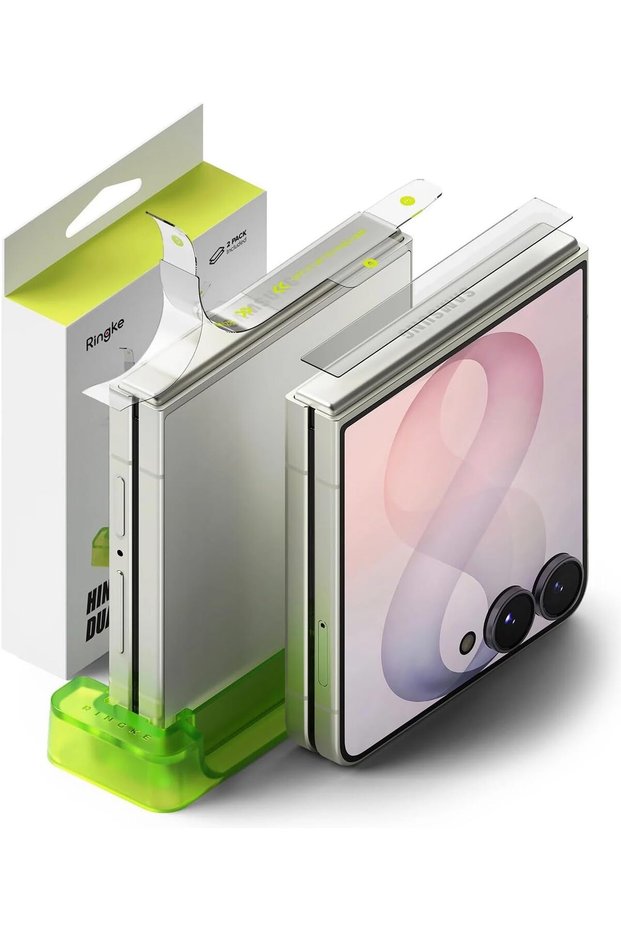 Samsung Galaxy Z Flip 8 Screen Protectors | Hinge Dual Easy Film Series | 2 Pack