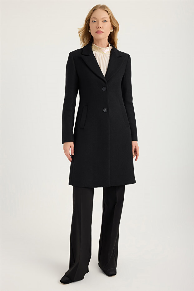2 Pocket 2 Button Coat