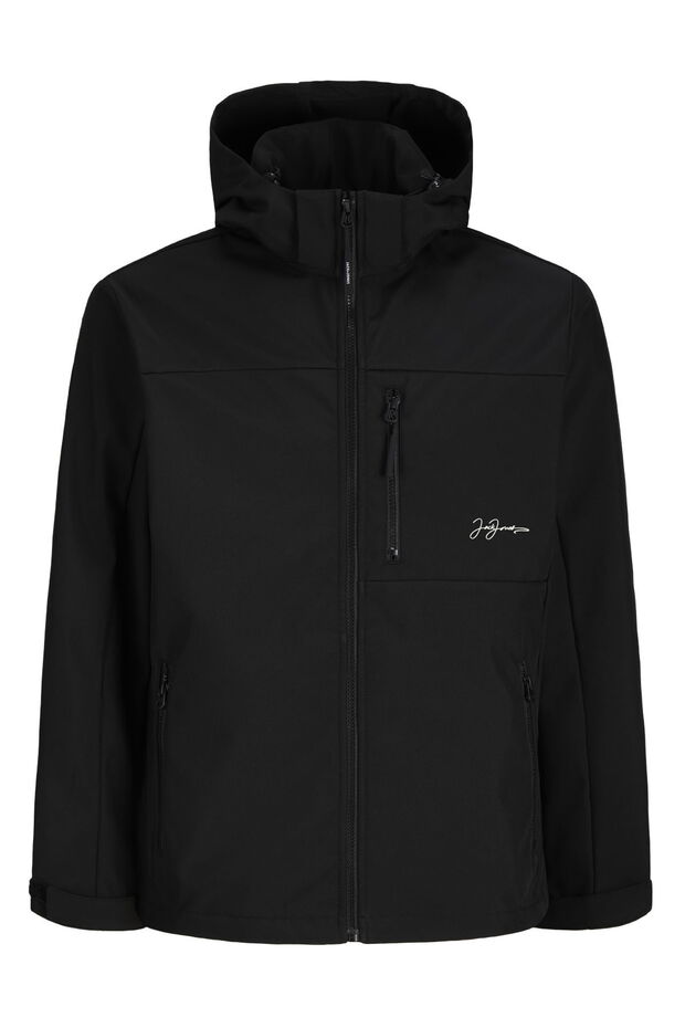 Men's Zippered Hooded Softshell Coat - Lupo