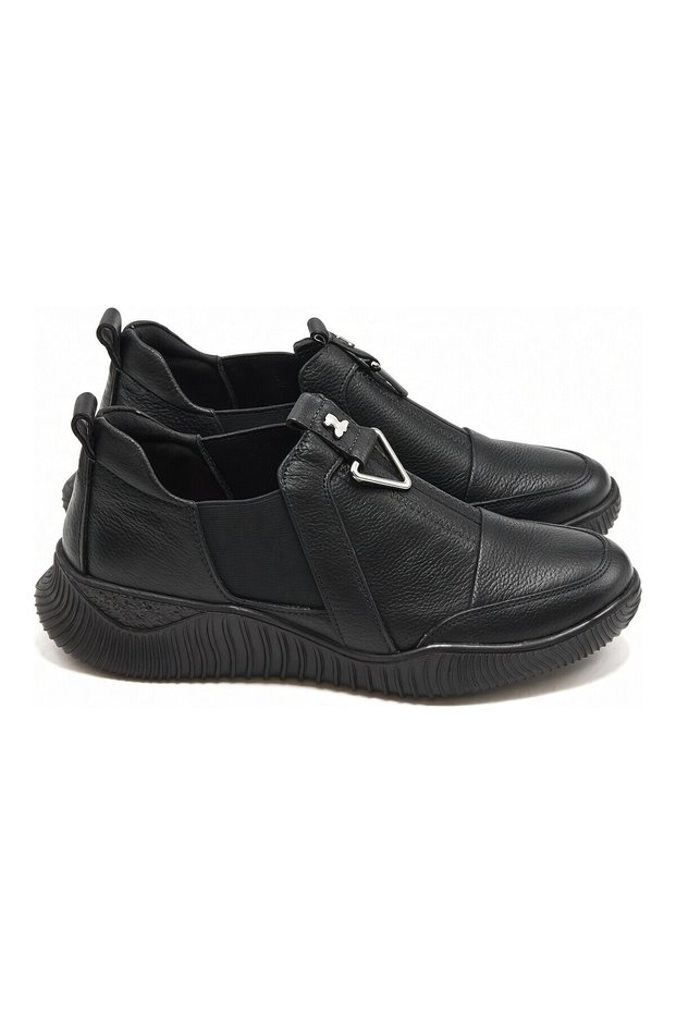 Kemal Aygün-Venüs Genuine Leather Orthopedic Comfortable Women's Daily Sneaker