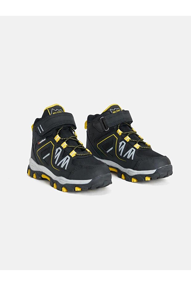 Lace-Up and Velcro Boys' Boots (W6)