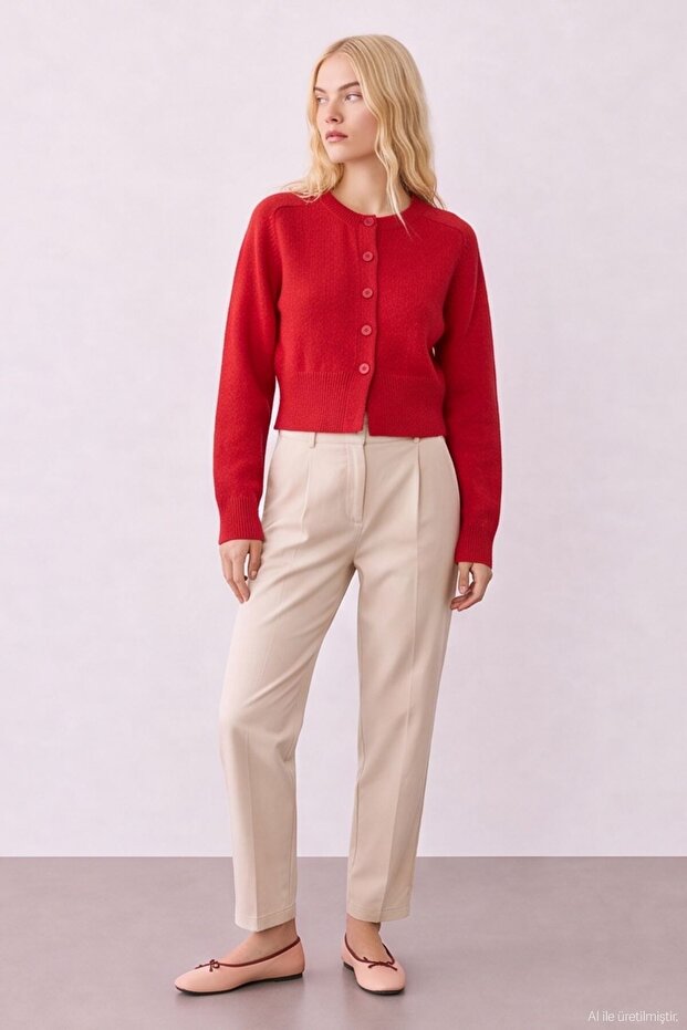 Button Detailed Knitwear Cardigan