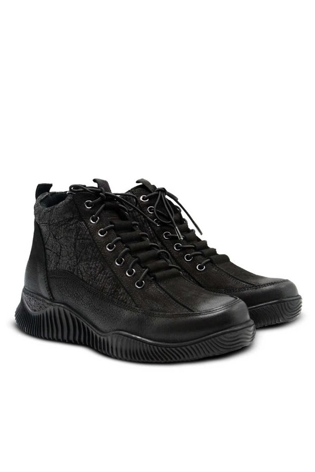 Kemal Aygün-Venüs Genuine Leather Ankle Length Comfort Boots