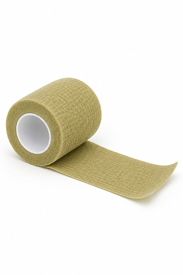 Koban Bandage - Self-Adhesive Bandage - Coban Bandage - Elastic Wrap Bandage - Athlete's Bandage 5Cmx4.5 M. (Khaki)