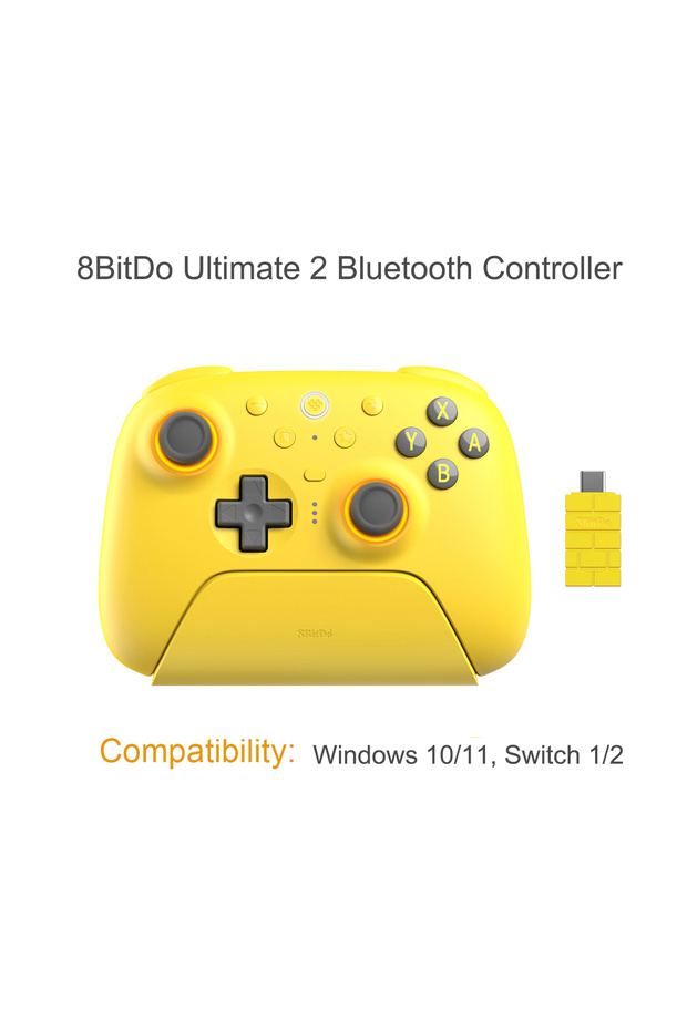 for Switch and PC - Ultimate 2 Wireless Bluetooth Controller with Charging Dock TMR Jo