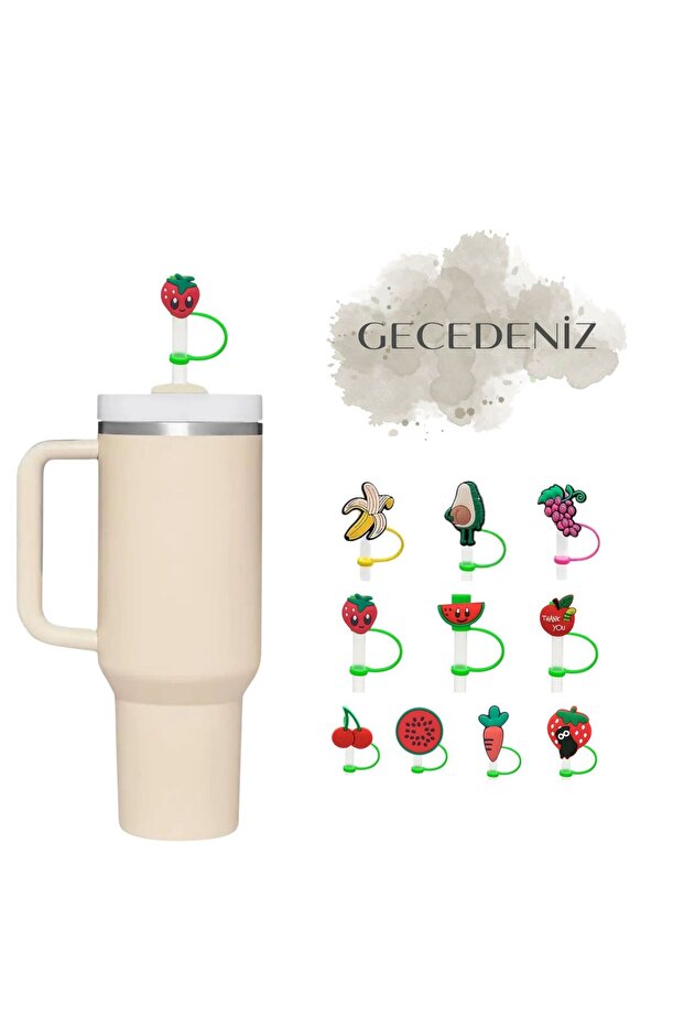 Thermos compatible straw plug