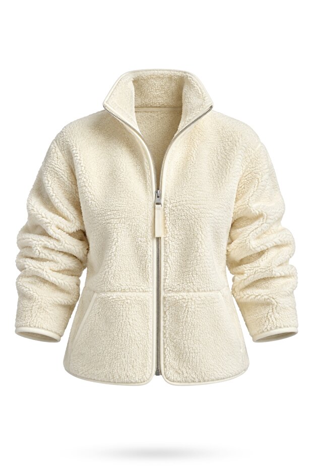 Cream Polar Jacket 23236