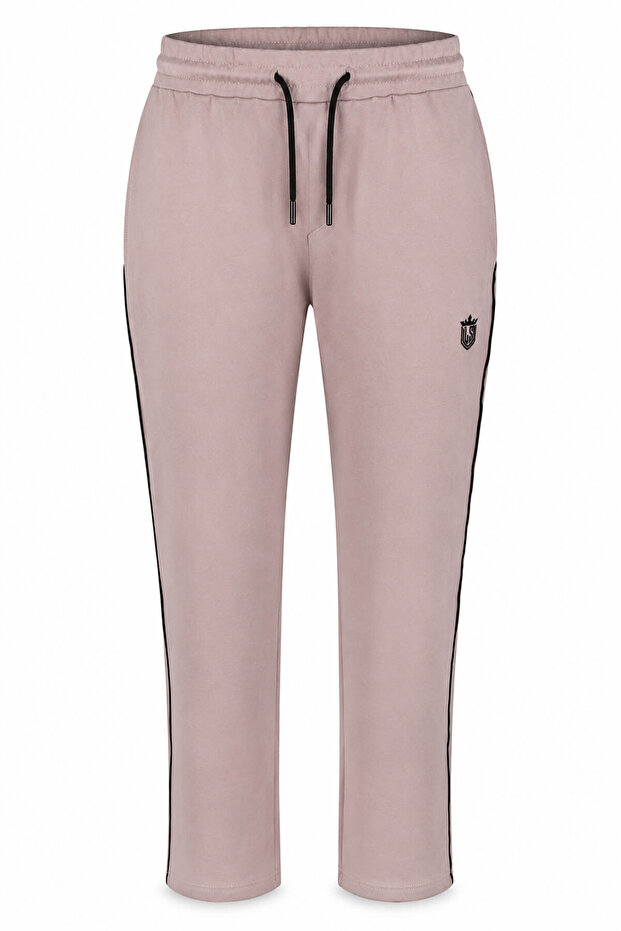 2 İp Beige Men's Sweatpants K-1101