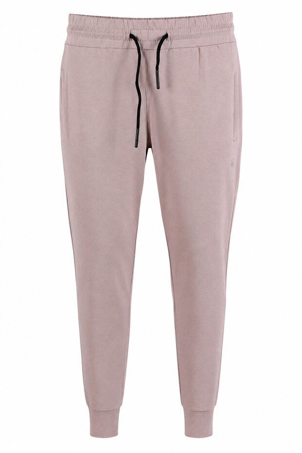2 İp Beige Men's Sweatpants K-1005