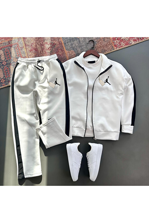 Men's Air Embossing Printed Scuba Tracksuit Set