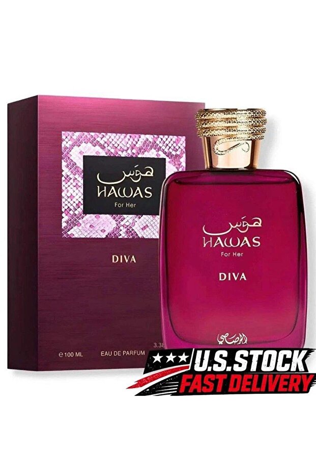 Hawas Diva EDP 3.38oz 100ml Women Perfume Spray