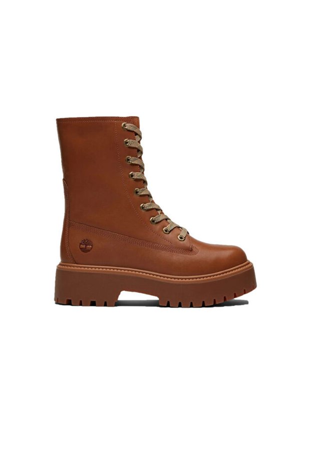 Stone Street Mid Lace up Boot Women's Casual Boots Tb0A5Sahem61 Brown