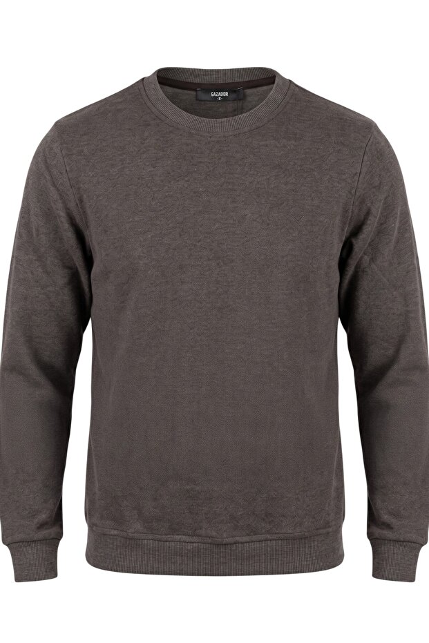 Men's Beige Jazz 56400 Selanik Bis.Yk. Sweat Sweatshirt