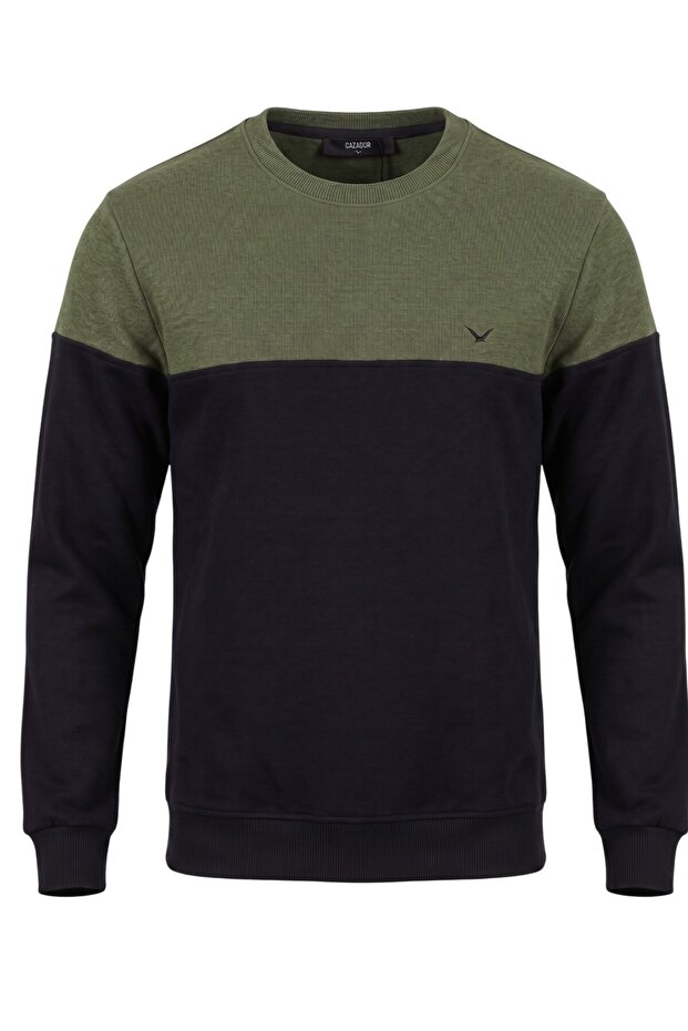 Men's Khaki Jazz 56420 Selanik Bis.Yk. Sweat Sweatshirt