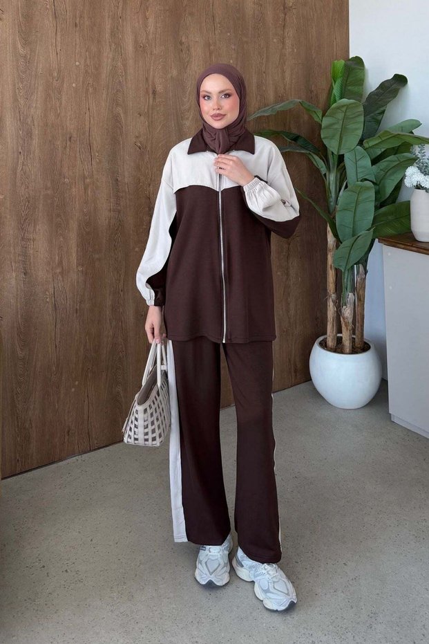 Sezgin Garnili Sports Suit Brown
