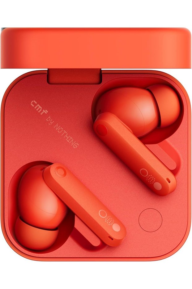 Buds Pro 2 Wirelesss earphones with HiFi sound, 50 dB Smart Active Noise Cancellation, 6 HD mics and Spatial Audio, 2025 - Orange