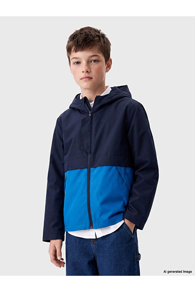 Water Repellent Boy's Raincoat