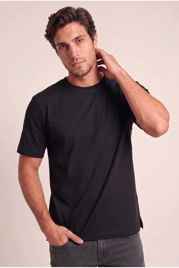 O-Neck Brushed 2 Thread T-Shirt