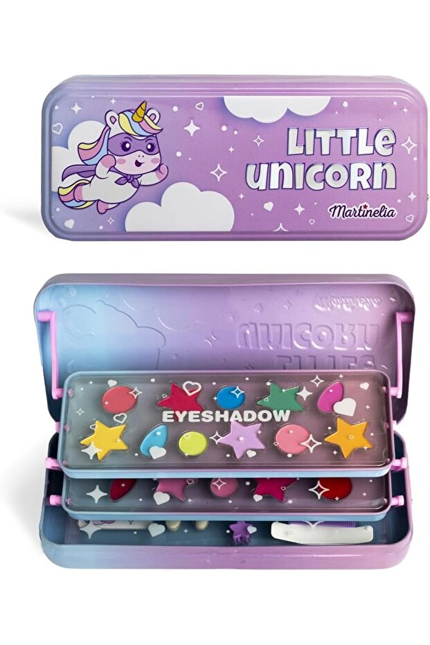 Little Unicorn 3 Tier Metal Beauty Case