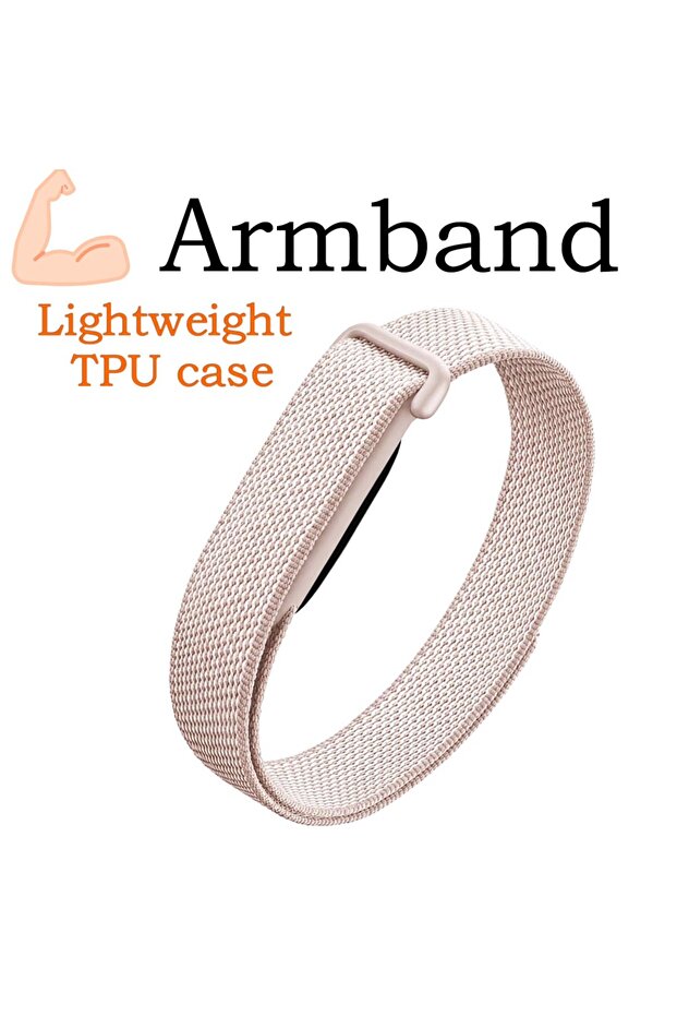 Google Fitbit Air A-TPU Pink Biceps Band Wristband for Google Fitbit Air Strap Nylon Armband/Wristba