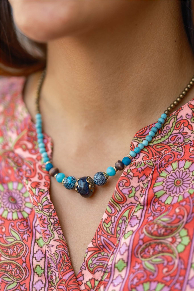 Blue Harmony Necklace
