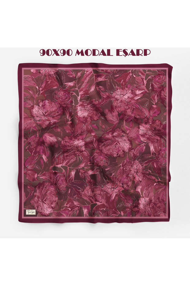 Ahsen Desen 94X94Cm Viscose Modal Scarf