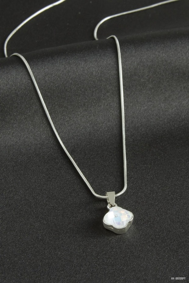 CONCEPTA Flower Steel Necklace (234852) Silver Color