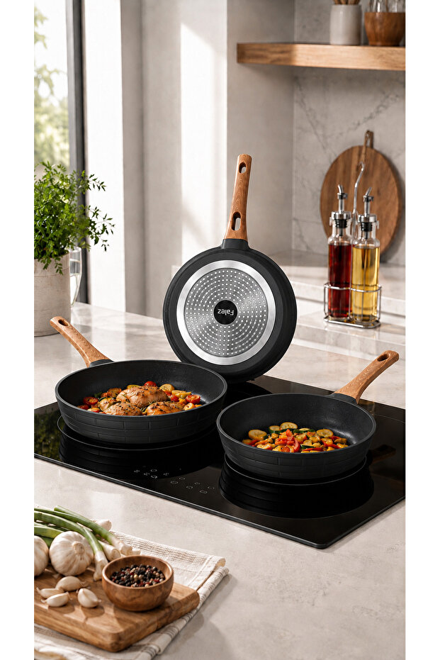 Vesta Induction 3-Piece Pan Set