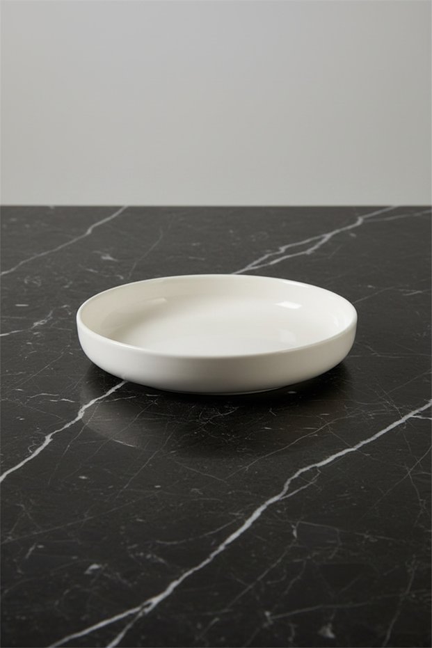 Toledo Deep Plate 22cm Cream