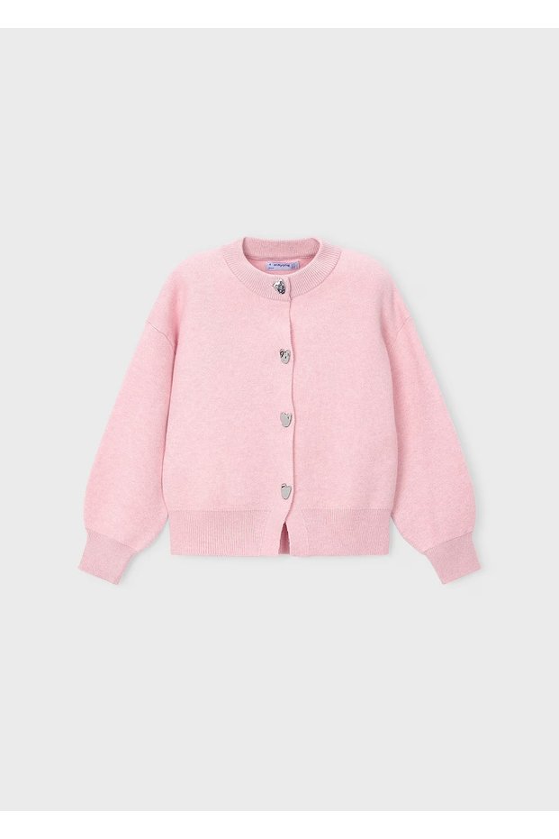 Girl's Soft Pink Cardigan