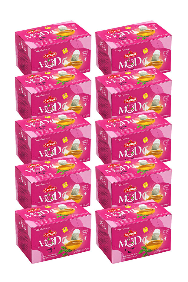 Mod Formda Kal Cup Tea Bags 2X20 40Gr. Ten-Pack