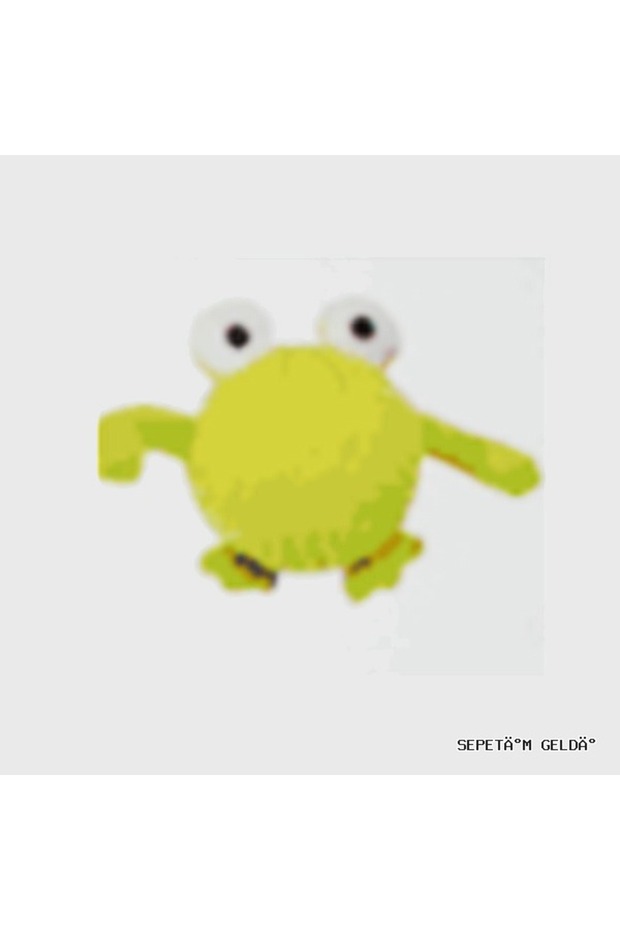 Spt-Gld Spiky Bouncing Ball Frog (151901) Dog Toy