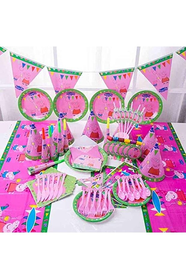 Kids Party Supplies Set Theme Birthday for Boy and Girl
