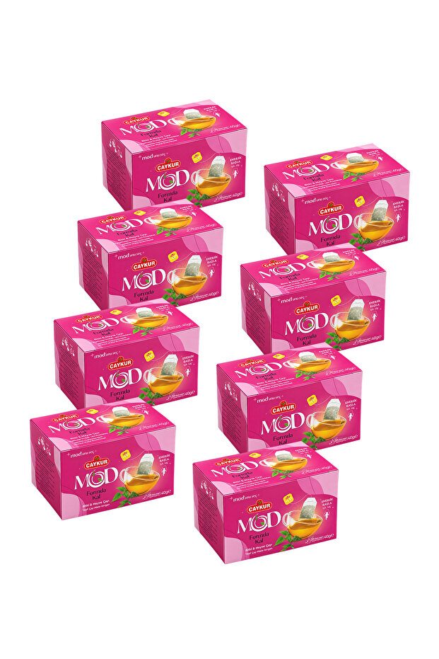 Mod Formda Kal Cup Tea Bags 2X20 40Gr. Pack of Eight