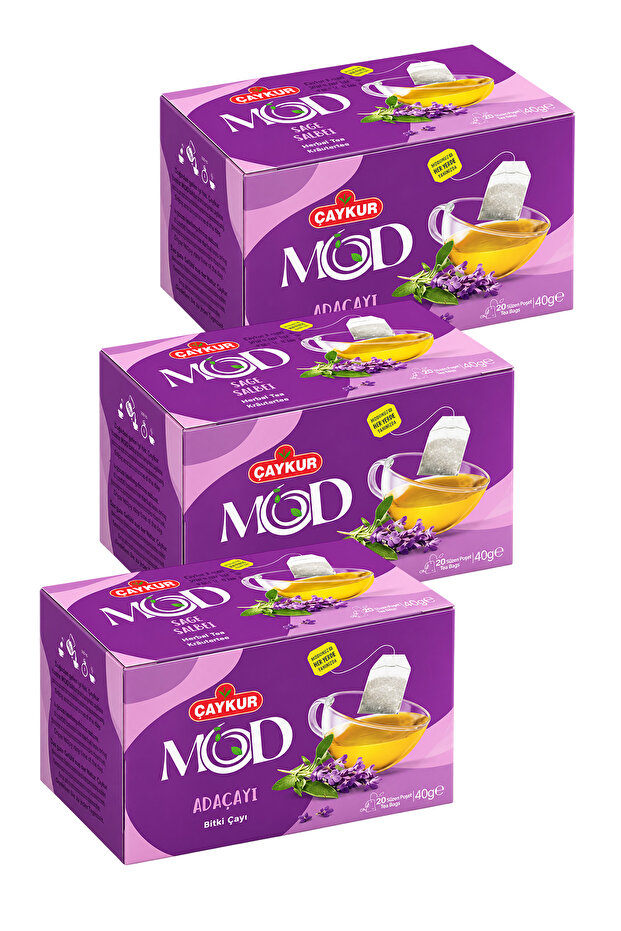 Mod Island Tea Cup Tea Bags 2X20 40Gr. Triple Pack