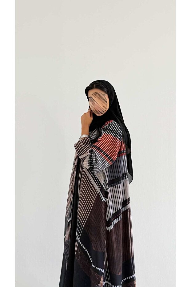 MWT2102 - Summer Printed Abaya | عباية صيفية طباعة