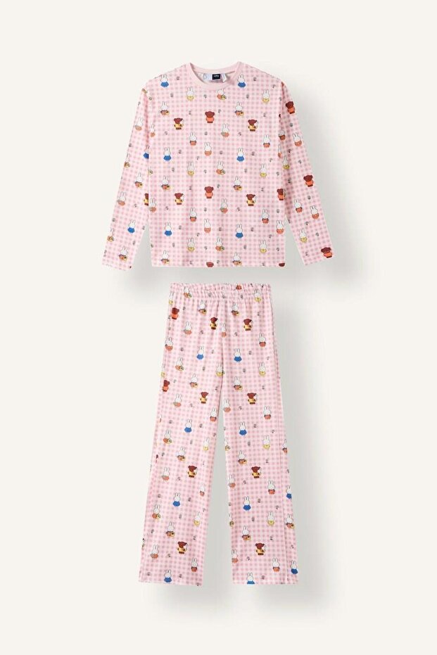 Miffy Gingham 2 Piece Set for Girls (26 Au)