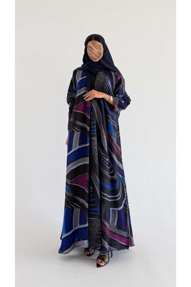 MWT2101 - Summer Printed Abaya | عباية صيفية طباعة